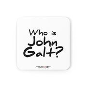 Who is John Galt? Corkwood Coaster Set