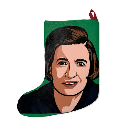Ayn Rand Christmas Stocking - Green