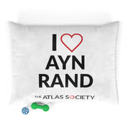 I Heart Ayn Rand Cushion