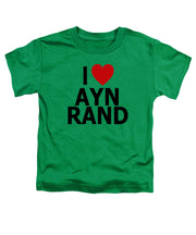 I Heart Ayn Rand - Toddler T-Shirt
