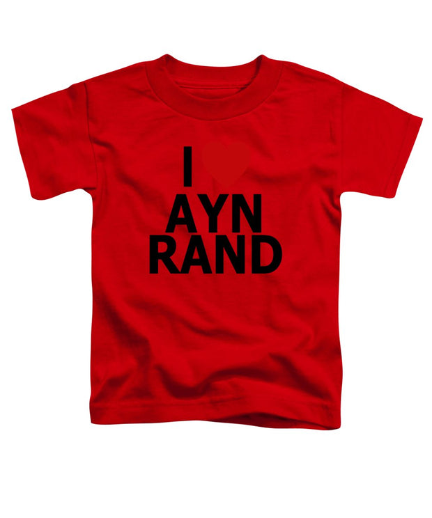 I Heart Ayn Rand - Toddler T-Shirt