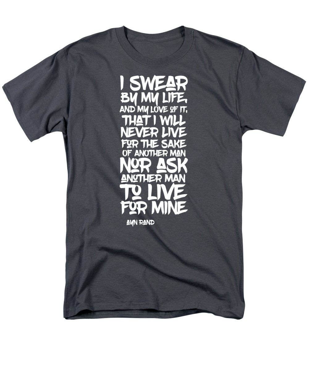 I Swear by My Life wht - Men's T-Shirt  (Regular Fit)