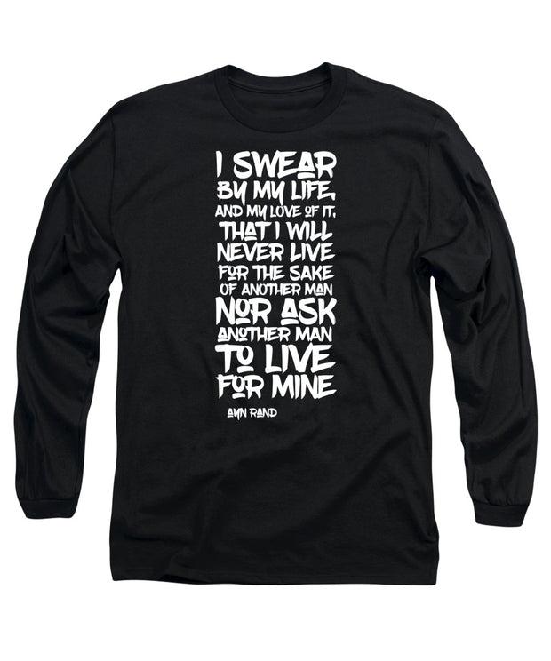 I Swear by My Life wht - Long Sleeve T-Shirt