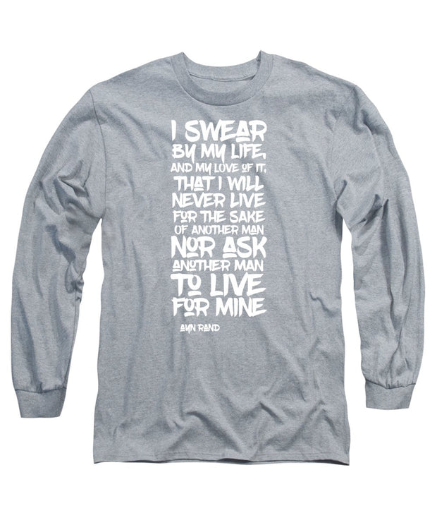 I Swear by My Life wht - Long Sleeve T-Shirt
