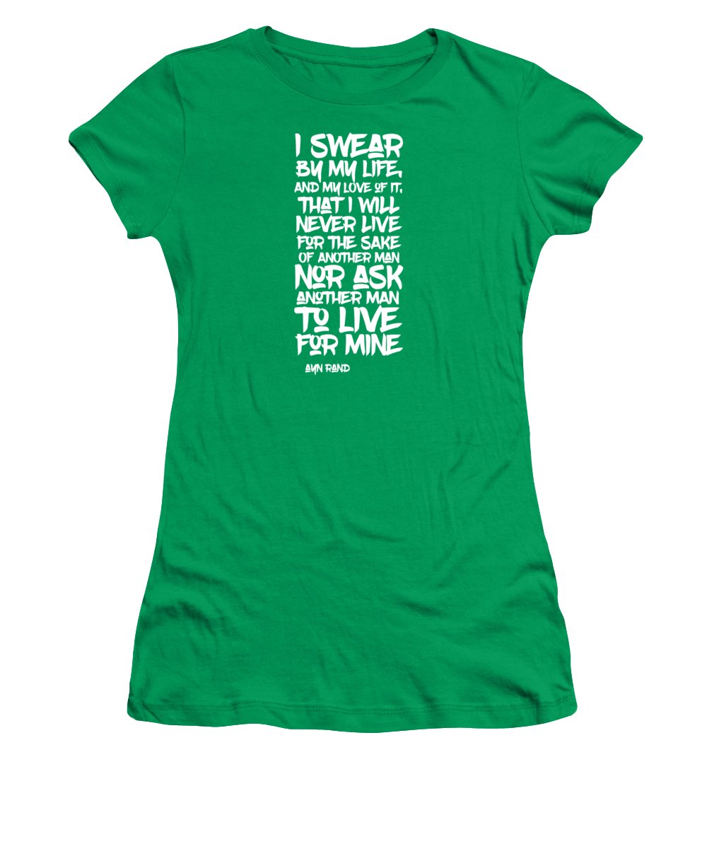 I Swear by My Life wht - Women's T-Shirt