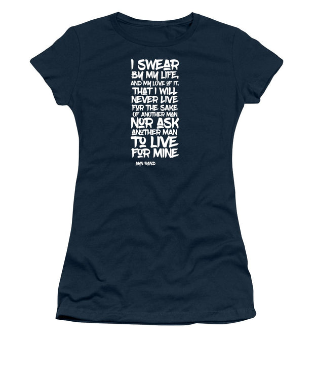I Swear by My Life wht - Women's T-Shirt