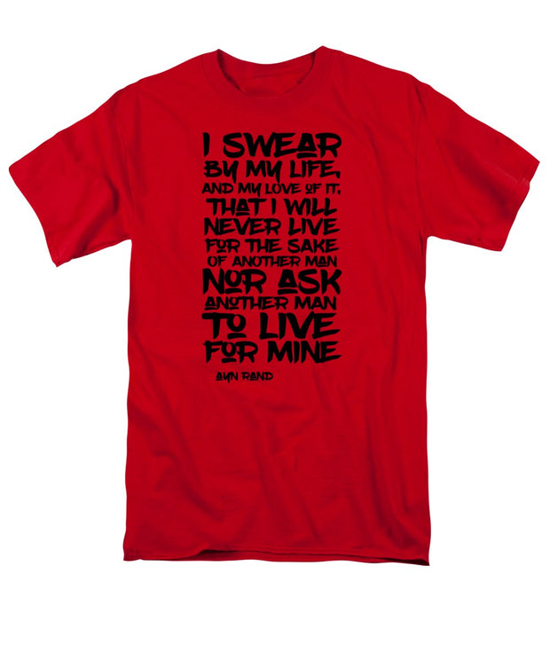 I Swear by My Life blk - Men's T-Shirt  (Regular Fit)