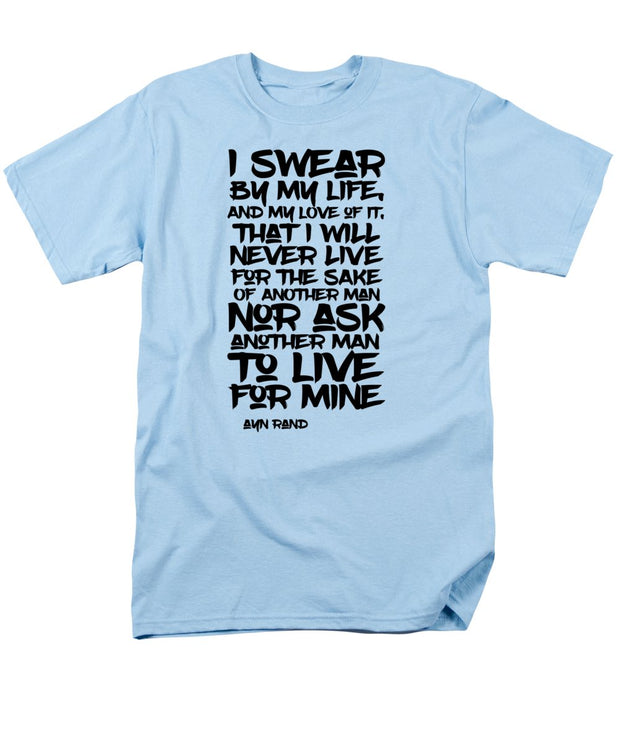 I Swear by My Life blk - Men's T-Shirt  (Regular Fit)