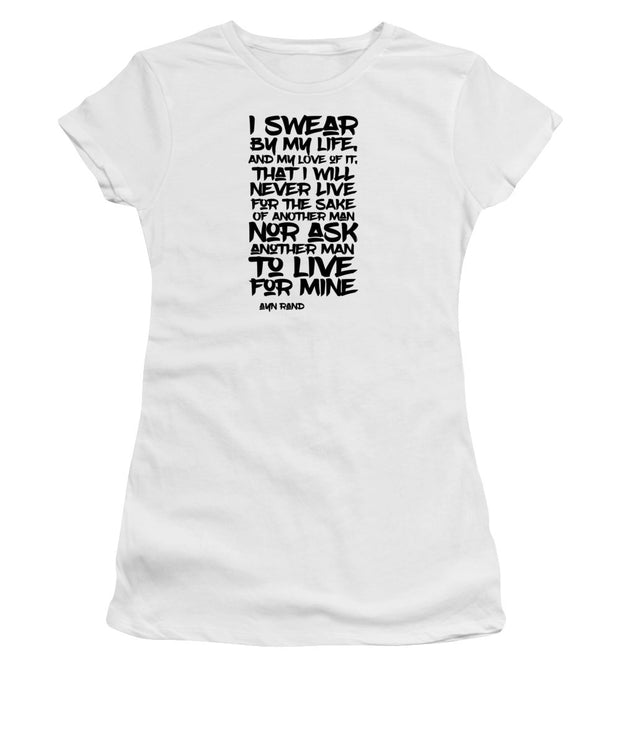I Swear by My Life blk - Women's T-Shirt