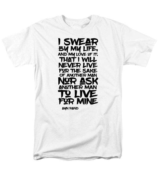 I Swear by My Life blk - Men's T-Shirt  (Regular Fit)