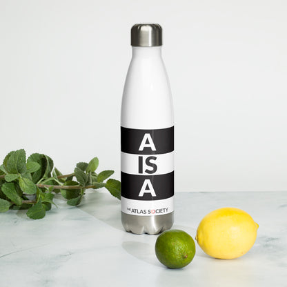 A is A Stainless Steel Water Bottle
