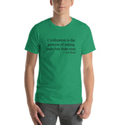 Setting Man Free from Men Quote T-Shirt