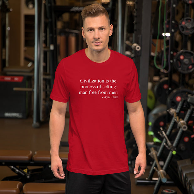 Setting Man Free from Men Quote T-Shirt