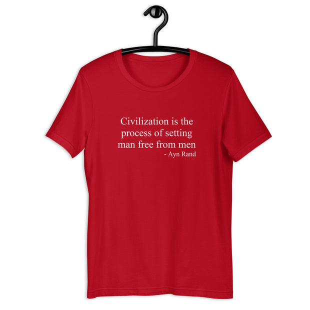 Setting Man Free from Men Quote T-Shirt