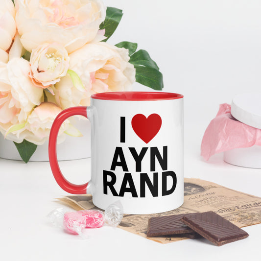 I Heart Ayn Rand Valentine's Day Mug