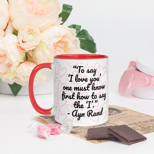 Love Quote Mug with Color Inside